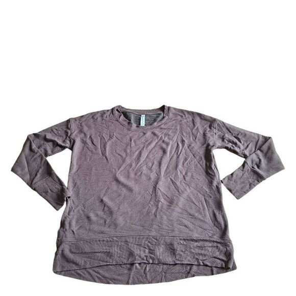 Athleta womens Sz M gray long sleeve Active light sweatshirt - Picture 1 of 6